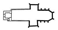 plattegrond Lambertuskerk 1450