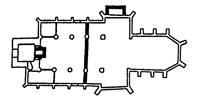 plattegrond Lambertuskerk 1920