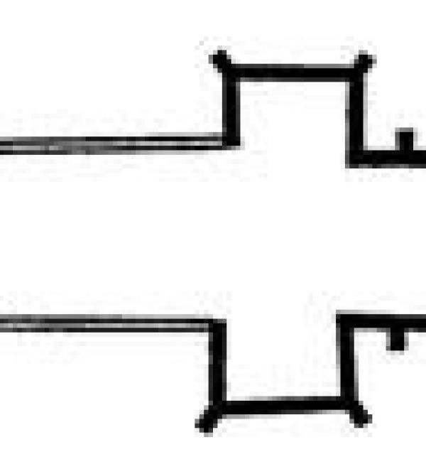 plattegrond Lambertuskerk 1450