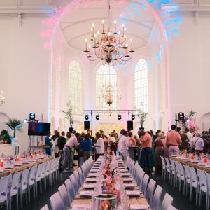 Overzicht gedekte tafel