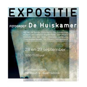 Expositie Fotogroep de Huiskamer, 28 en 29 september 2024, 11.00-17.00, Lambertuskerk Raamsdonk